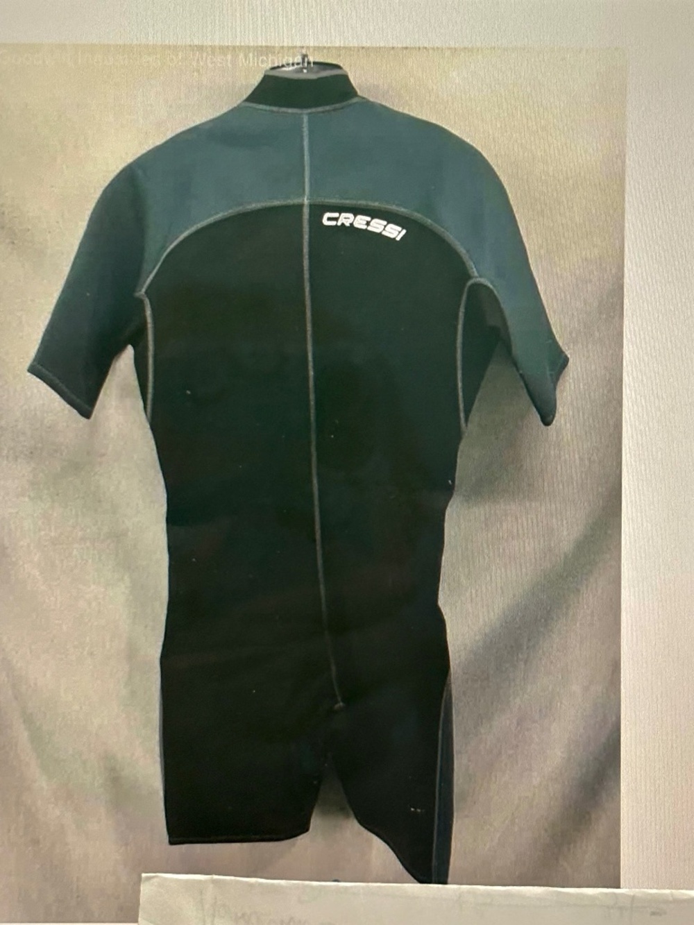 Cressi Lido Neoprene & Nylon 2MM Short Sleeve Wetsuit Men's Size 3XL/ 7
